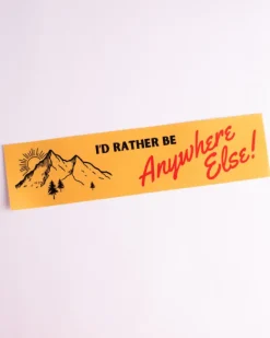 Carla Adams - Anywhere Else Bumper Sticker | Stickers, Stationery & Scrapbooking