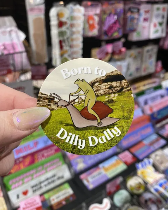 Carla Adams - Born to Dilly Dally Sticker | Stickers, Stationery & Scrapbooking