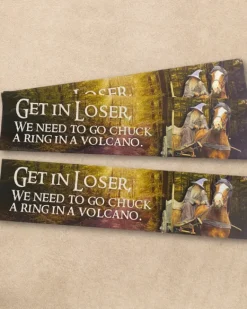 Carla Adams - LOTR Bumper Sticker | Keyrings & Bag Charms | Stickers, Stationery & Scrapbooking
