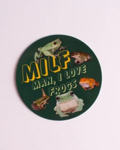 Carla Adams - Man I Love Frogs Sticker | Stickers, Stationery & Scrapbooking