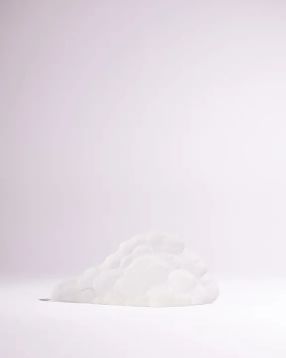 Caslake and Pedler Glass Caslake and Pedler - Medium Glass Cloud - White | Ceramics & Glass