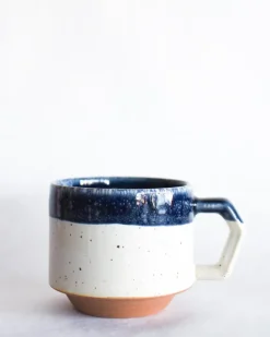 chips japan Stackable Mug - Navy and White Drop | Mugs & Glasses | Tableware