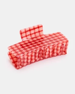 Chunks - Box Claw - Red Plaid | Hair Accessories