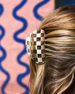 Chunks - Checker Claw - Clear | Hair Accessories