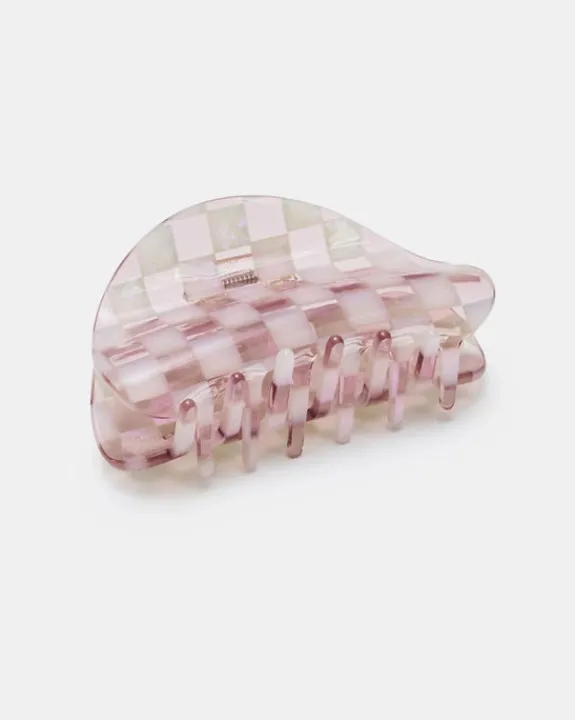 Chunks - Checker Claw in Smoky Quartz | Hair Accessories