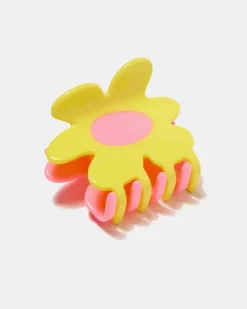 Chunks - Flower Claw in Yellow + Pink | Hair Accessories | Accessories & Clothing