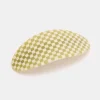 Chunks - Oval Barrette - Olive Check | Hair Accessories