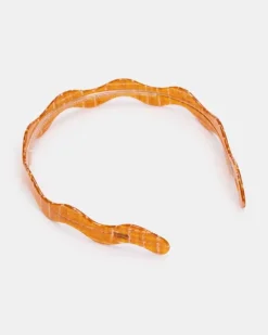 Chunks - Wavy Headband - Caramel Plaid | Keyrings & Bag Charms | Hair Accessories