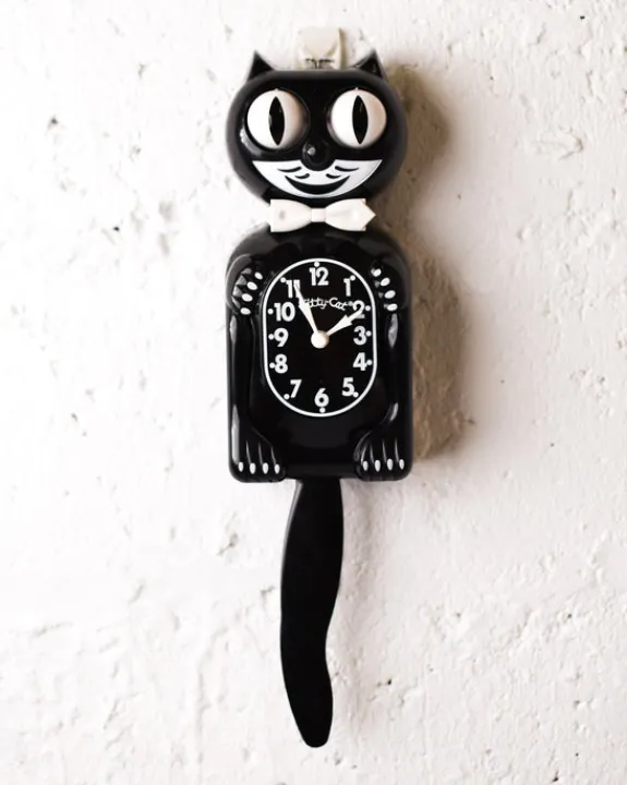 Kit Cat Klock Classic Black Kitty-Cat Klock - Small | Home Decor