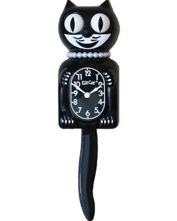 Kit Cat Klock Classic Black Lady Kit-Cat Klock | Fun Things For The Kitchen | Objects