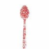 Crow Canyon - Splatter Large Serving Spoon - Red and White | Chopping & Serving