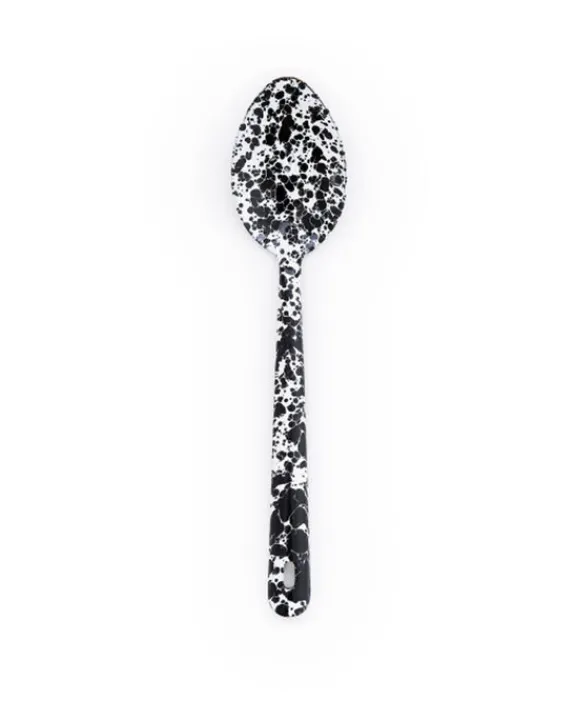 Crow Canyon - Splatter Large Serving Spoon - Black | Chopping & Serving | Fun Things For The Kitchen