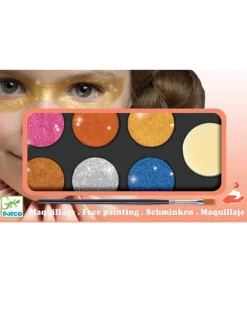 Djeco - Face Paint Palette - Metallic | Kids Kids Craft & Activities