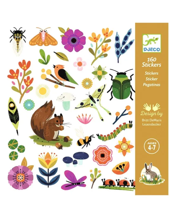 Djeco - Garden Stickers | Kids Kids Craft & Activities | Stickers, Stationery & Scrapbooking