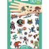 Djeco - Heroes vs Villains Temporary Tattoos | Kids Kids Craft & Activities