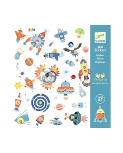 Djeco - Interstellar Stickers | Kids Kids Craft & Activities | Stickers, Stationery & Scrapbooking