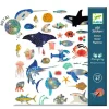 Djeco - Metallic Stickers Ocean | Stickers, Stationery & Scrapbooking