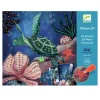 Djeco - Ocean Depths 3D Painting Set | Kids Kids Craft & Activities