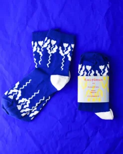 Emily Green - Tulip Socks - Blue | Socks