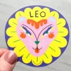 Free Period Press - Leo Zodiac Vinyl Sticker | Stickers, Stationery & Scrapbooking