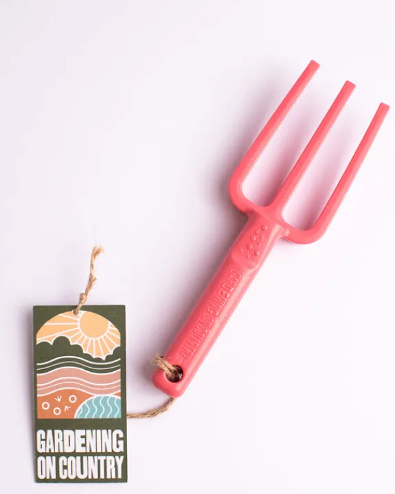 Gardening on Country - Chicky Kids Garden Fork - Bumbunga Pink | Planters & Plant Care