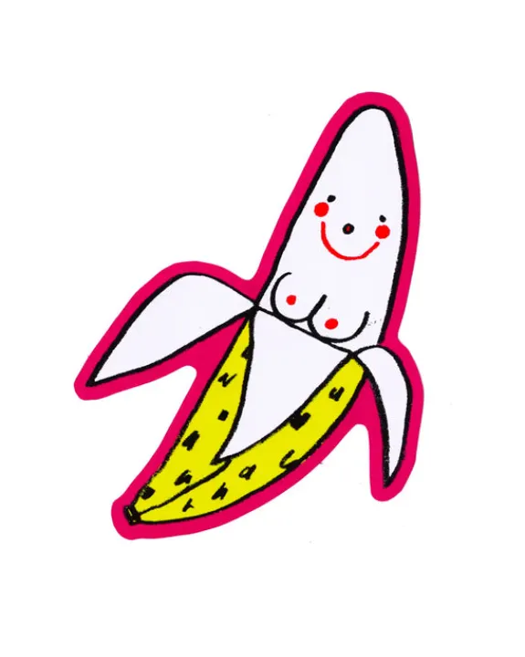 Gentle Thrills - B**by Banana Sticker | Stickers, Stationery & Scrapbooking