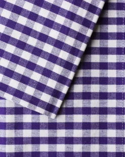 Pinky's Gingham Check Table Cloth 150 x 250cm - Purple | Fun Things For The Kitchen