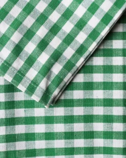 Pinky's Gingham Check Table Cloth 150 x 320cm - Green | Fun Things For The Kitchen