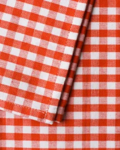 Pinky's Gingham Check Table Cloth 150 x 150cm - Tomato | Fun Things For The Kitchen