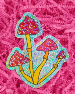 Jenny Lemons - Glitter Enoki Sticker | Stickers, Stationery & Scrapbooking