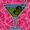 Jenny Lemons - Glitter Martini Sticker | Stickers, Stationery & Scrapbooking
