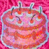 Jenny Lemons - Sticker - Glitter Cake | Stickers, Stationery & Scrapbooking