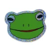 Jenny Lemons - Sticker - Glitter Green Froggy Face | Kids Kids Craft & Activities | Stickers, Stationery & Scrapbooking