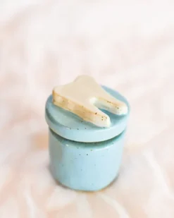Julie B - Ceramic Tooth Fairy Box - Blue | Objects | Ceramics & Glass