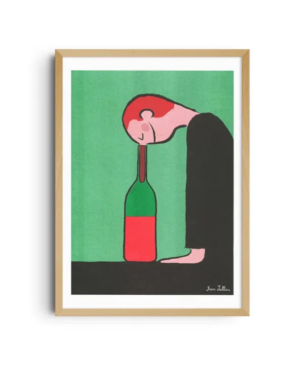KIBLIND Atelier - Jean Jullien - Bottle A3 Poster | Art & Prints | Home Decor