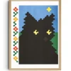 KIBLIND Atelier - Joe O'donnell - Black Cat | Art & Prints | Home Decor