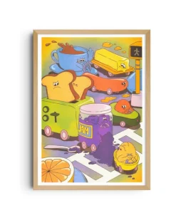 KIBLIND Atelier - Lauren Martin — If There's A Traffic Jam... A3 Poster | Art & Prints | Home Decor