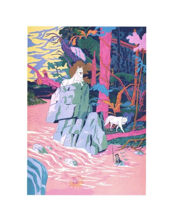 KIBLIND Atelier - Miyazaki - Princess Mononoke - Simon Roussin | Art & Prints | Home Decor