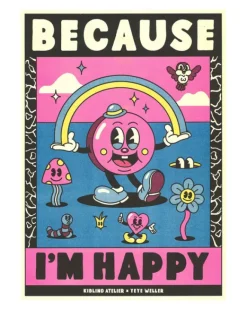 KIBLIND Atelier - Yeye Weller - Pharrell Williams - Because I'm Happy | Art & Prints