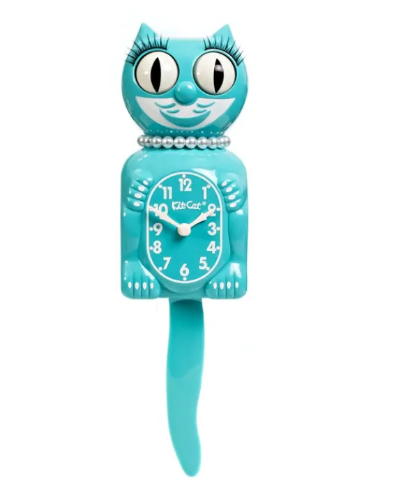 Kit Cat Klock Kit-Cat Klock - Limited Edition Lady Turquoise | Fun Things For The Kitchen