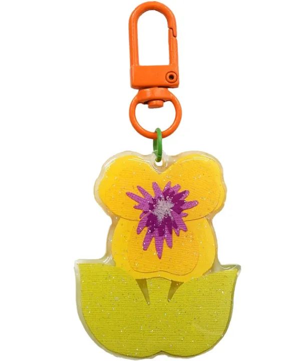 Kitiya Palaskas - Pansy Keyring | Keyrings & Bag Charms