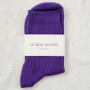 Le Bon Shoppe - Her Socks - Eggplant | Socks | Accessories & Clothing