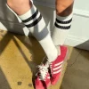 Le Bon Shoppe - Knee High Boyfriend Socks - Cream | Socks | Accessories & Clothing