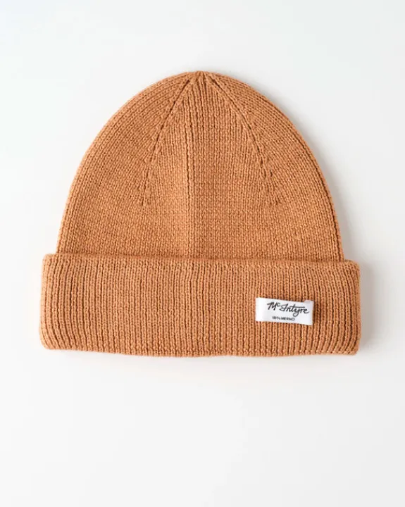 McIntyre Merino - Tabor Beanie - Oat | Hats, Caps & Beanies | Accessories & Clothing