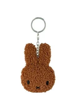 Bon Ton Toys Miffy - Flat Keychain Tiny Teddy Cinnamon | Keyrings & Bag Charms