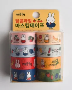 Miffy - Sweet Fruit Deco Masking Tape - 8Pcs Set | Stickers, Stationery & Scrapbooking