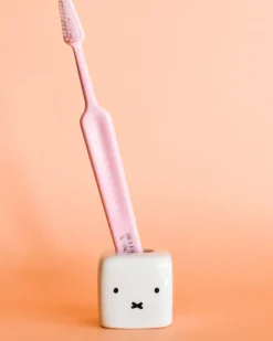 PINKYS Miffy Ceramic Toothbrush holder - Square | Bathroom