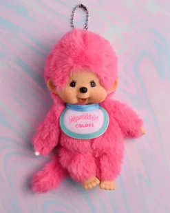 Sekiguchi Monchhichi - Bag Charm - Hot Pink | Keyrings & Bag Charms