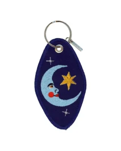 Patch Ya Later - Sun and Moon - Embroidered Keychain | Keyrings & Bag Charms