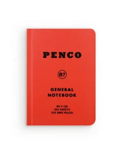 PENCO - General Notebook - Grid - B7 - Red | Stickers, Stationery & Scrapbooking